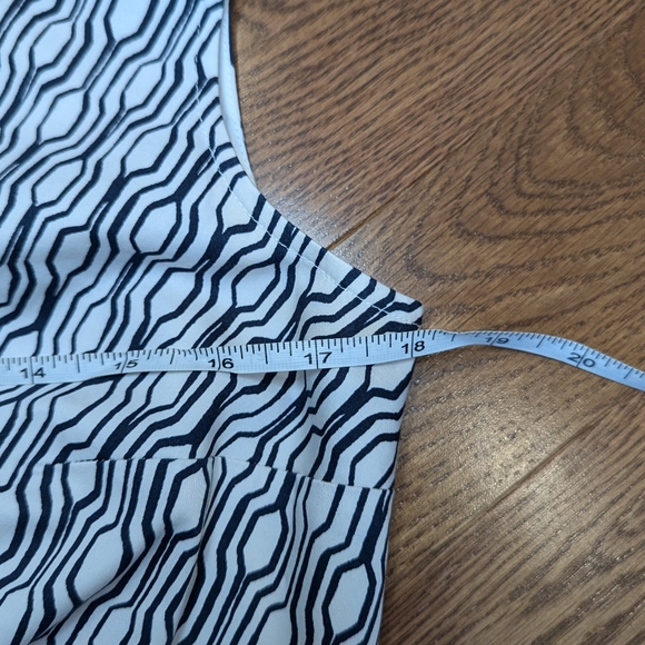 Ann Taylor dress blue and white sleeveless size 8 - Picture 5 of 7